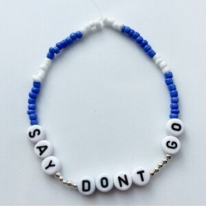 Taylor Swift Eras Tour Friendship Bracelet Say Don’t Go 1989